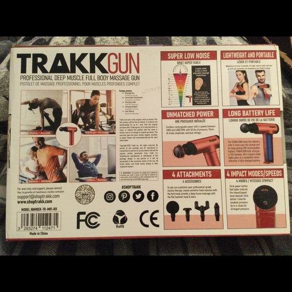 🔥🔥 TRAKKgun 🔥🔥Professional Deep Muscle Full Body Massage Gun🔥🔥 - Picture 2 of 9